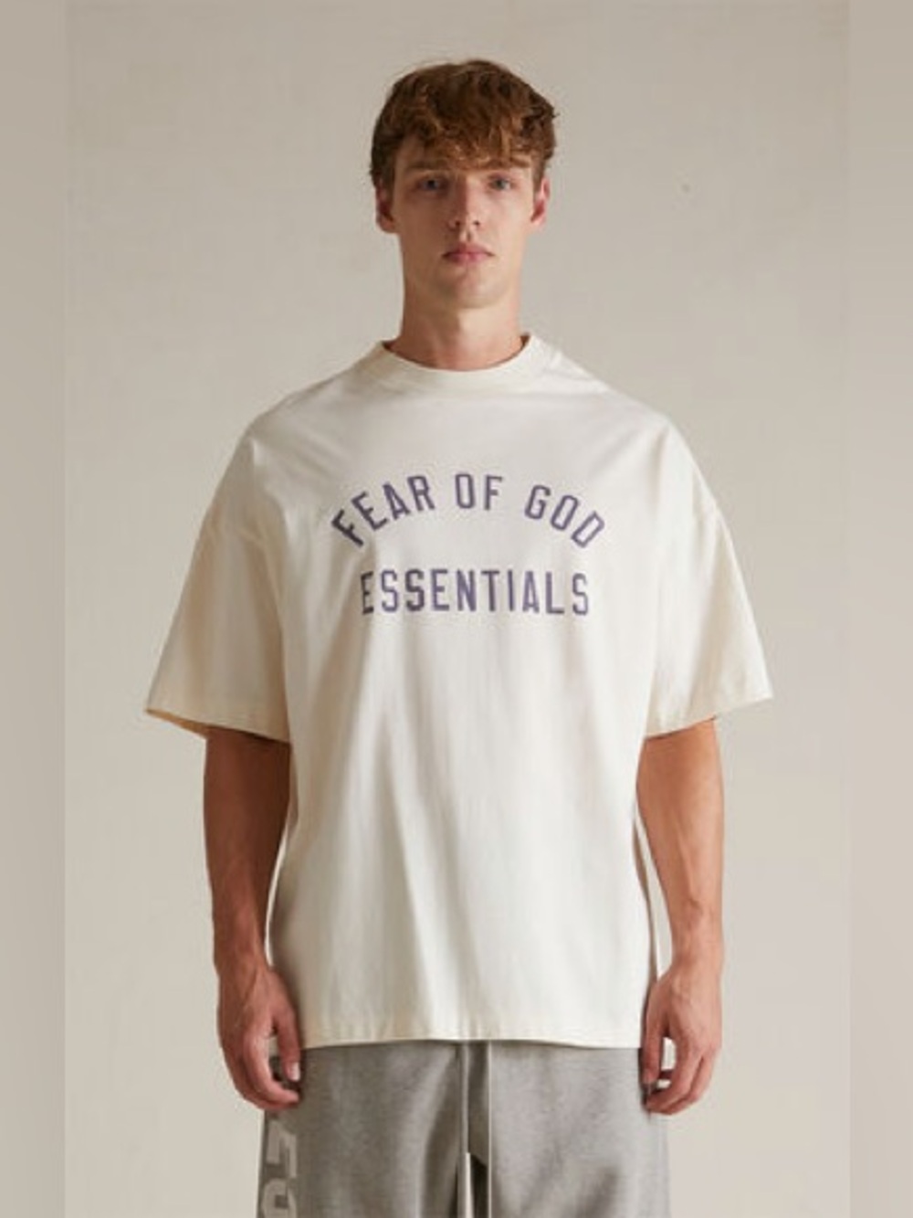 Essentials Fear of God Jersey Crewneck Tee Short Sleeve Oversized Shell New Tags - Picture 1 of 1